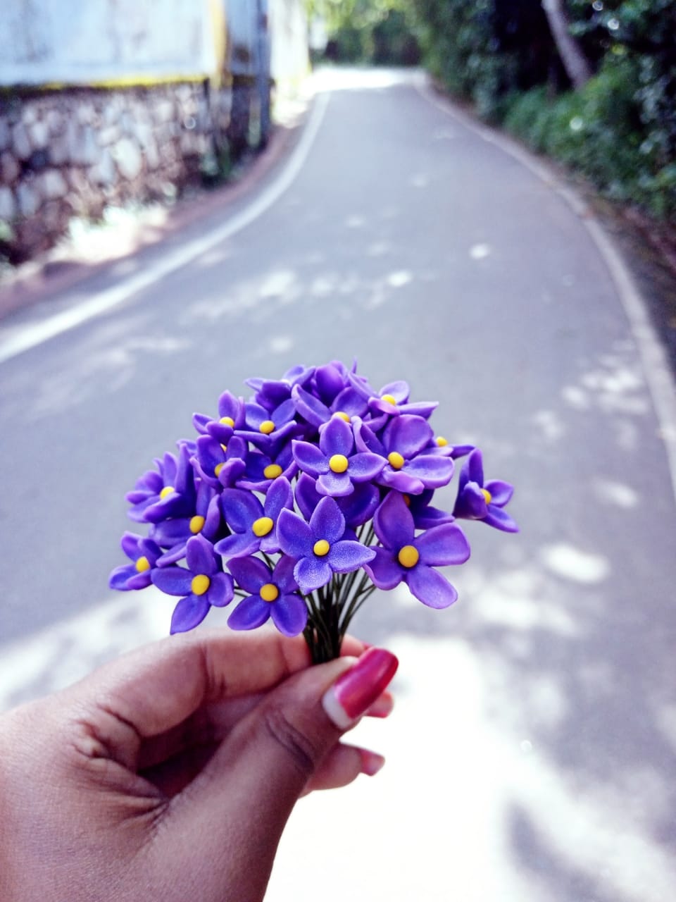 Violets – Sugar Flowers, Cakes by Malsha, Minuwangoda