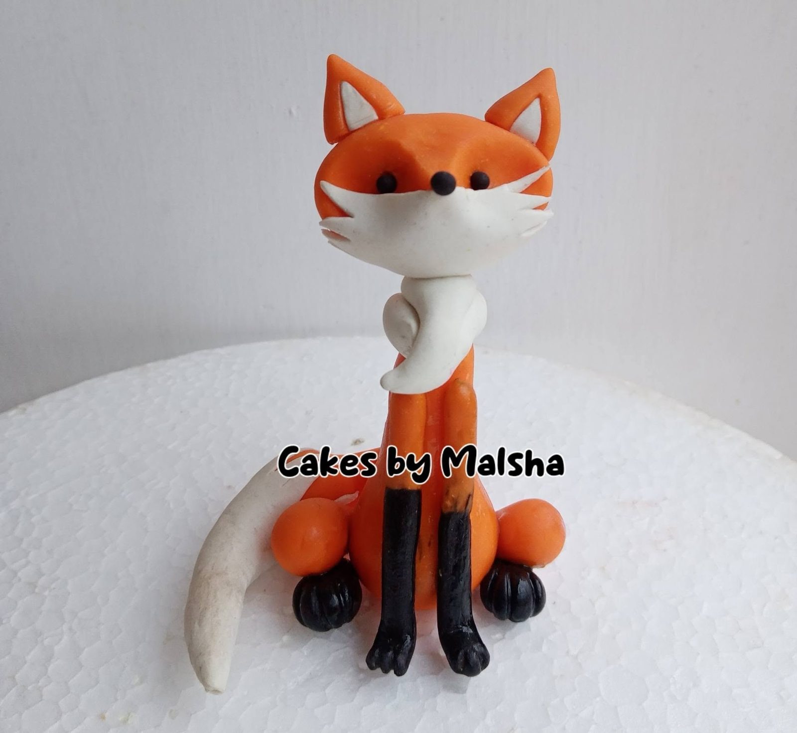 Hand-made sugar fox